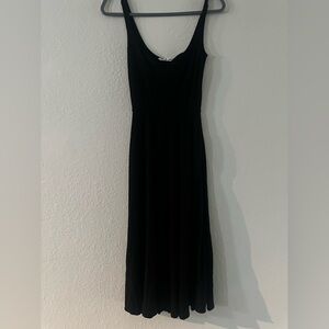 Reformation black tank dress